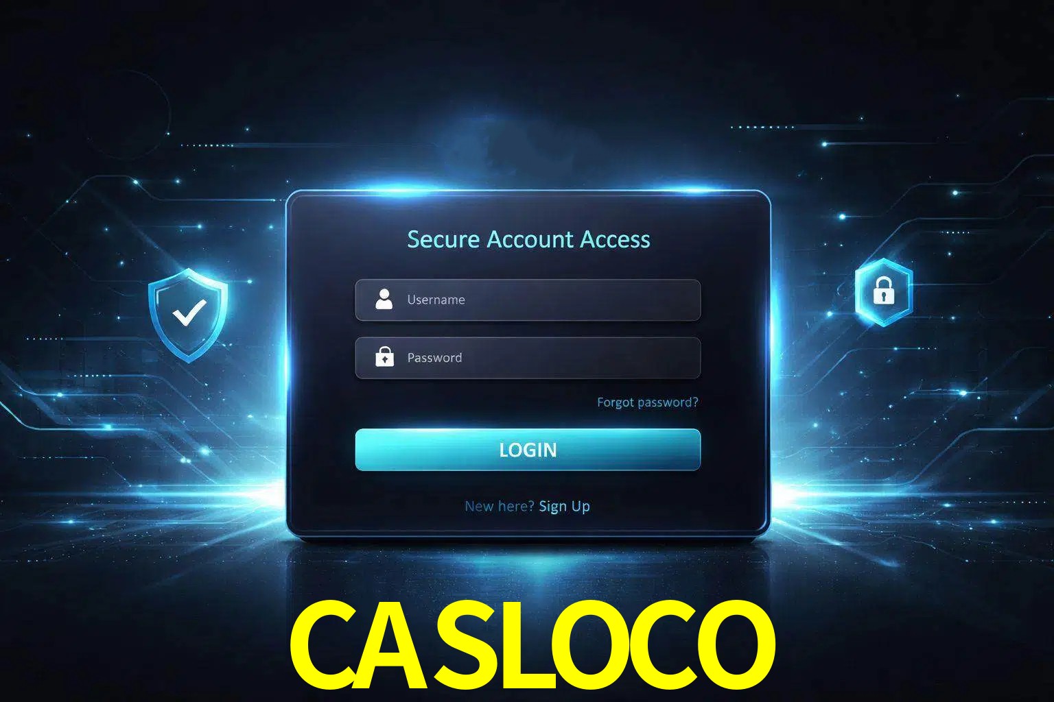 Pantalla de inicio de sesión de cuenta CASLOCO para usuarios en México